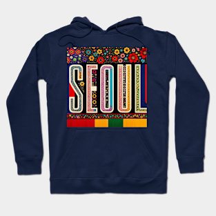 Seoul Hidden in Illustration of Flowers Quilt Tshirt Hoodie